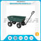 Capacità di carico del vassoio della materia plastica del carro a bilico del giardino di colore verde 150kg fornitore